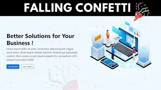 Confetti Falling Animation:  Javascript Confetti
