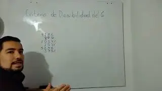 Criterio de Divisibilidad del 6