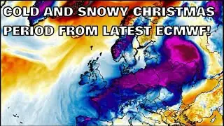 Cold and Snowy Christmas Period from Latest ECMWF! 16th December 2025