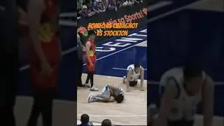 TWO MEN DOWN ROMEO VS CABAGNOT VS STOCKTON/SMB VS CONVERGE #viralvideo #pbaupdates #shorts #pba