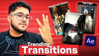 Trending Transitions For Your Edits | After Effects Tutorial🔥