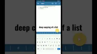 How to deep copying of a list in Python 