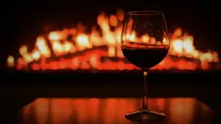 Erotic Calm ROMANTIC Music for Love Night ❤️‍ Cozy Fireplace & Emotional Wine