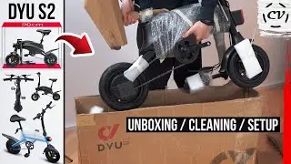 DYU S2 E-Bike Unboxing, Cleaning & Setup