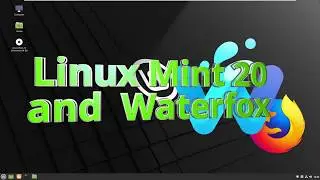Linux Mint 20 - Waterfox browser (Firefox with more control and supported extensions)