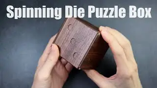 How to open this puzzle box?  Karakuri Christmas puzzle 2023 Akio Kamei Spinning Die 