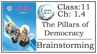 Brainstorming Solutions of Chapter 1.4 The Pillars of Democracy | English Yuvakbharati | Maharashtra