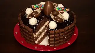 ♨️ВКУСНЫЙ ТОРТ КИНДЕР ДЕЛИС 🍰КАК СДЕЛАТЬ ОГРОМНЫЙ GIANT KINDER DELICE В МУЛЬТИВАРКЕ 