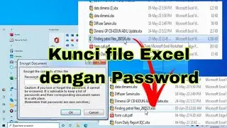 Cara mengunci / Protect file Excel dengan password