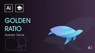 Turtle Golden Ratio Logo Design  Adobe Illustrator Logo Design Tutorial #2