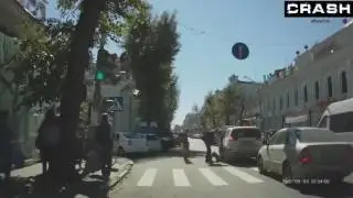 Подставы на дорогах в век авторегистраторов смотрятся как то очень жалко