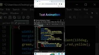 Css Gradient Text Animation                 #css #code #animation