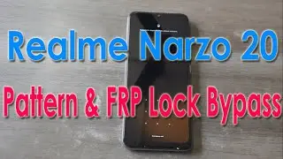 Unlock Pattern Lock on Realme Narzo 20 - RMX2193 without Computer #frpbypass
