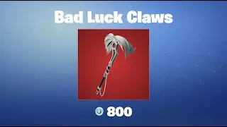 Bad Luck Claws | Fortnite Pickaxe