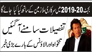 How Much Salary and Allowance Increase in Budget 2019-20 Should Be?