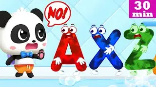 Baby Panda Learning Academy - Lesson 23 - Learn ABCD from A to Z for Preschool - Babybus Games