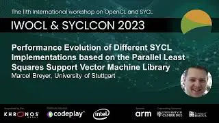 Performance Evolution of Different SYCL Implementations based on the Parallel LS-SVM Library
