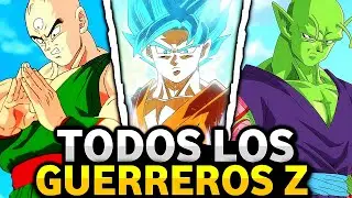 Todos los GUERREROS Z de Dragon Ball del más DEBIL al más FUERTE