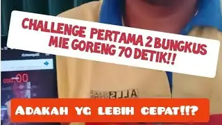 the challenge of eating the world's fastest 2 pack fried noodles? !!