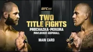 UFC 295 Procházka vs Pereira Prediction