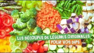 Les découpes de légumes les plus originales pour vos dips