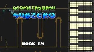 Geometry Dash SubZero - NOCK EM [Piano Cover]
