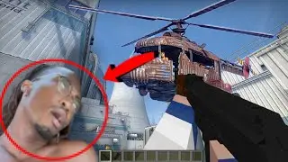 he was about to blow...