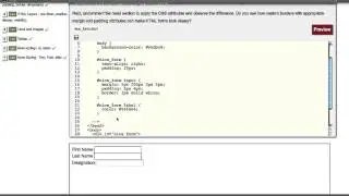 Web Page Design : HTML continued - Summary