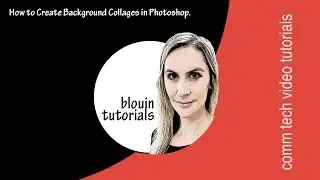 How to Create Background Collages in Adobe Photoshop Tutorial