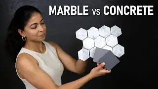 Marble vs Concrete Countertops | Everything you need to know!