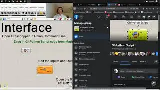 RHINO DEVELOPER: GhPython Script: Rhino Common TUTORIAL VIDEO 001