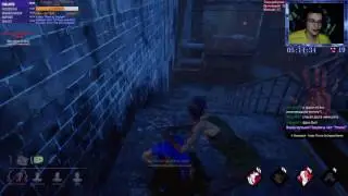 Dead by Daylight. Прикольный баг! Маньяк ливнул, если интересно :)