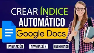 ▶️ Crear Tabla o ÍNDICE de CONTENIDO Automático en Documento de GOOGLE DOCS 2022