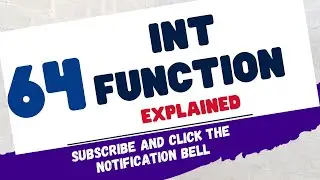 The INT Function in Excel - Explained!
