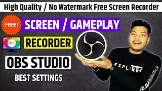 Best OBS Settings for Recording Tutorial | OBS Studio me Screen Recording Kaise Karen