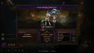 Diablo 3 - Temporada 24/Fenda 150 Solo com Pássaro de Fogo