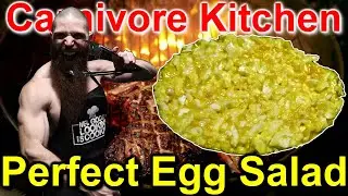 Carnivore Kitchen: SOFT BOILED EGG SALAD RECIPE | Gluten Free Keto | The Carnivore Diet Recipes