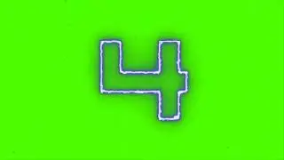 Neon Countdown Green Screen !!! No Copyright !!!