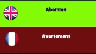 FROM ENGLISH TO FRENCH = Abortion