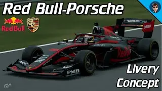 What Could a Red Bull-Porsche F1 Look Like? | Red Bull-Porsche F1 Livery | GT Sport Livery Timelapse