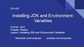 Java • Basics • Installing JDK and Environment Variables • (Filipino) • C01L02