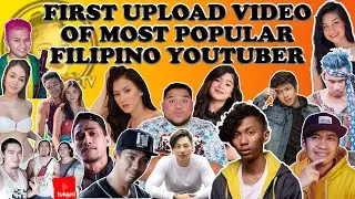 FIRST VIDEO UPLOAD OF MOST POPULAR FILIPINO YOUTUBER COMPILATION