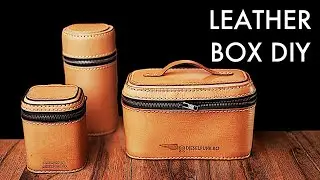 Leather Box DIY - Tutorial and PDF Pattern Download