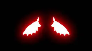 NEON DEVIL WINGS - GREEN SCREEN HUB