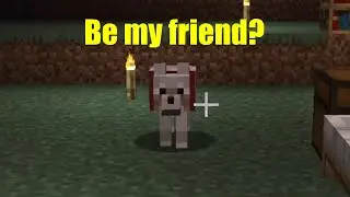 A short life dog in Minecraft