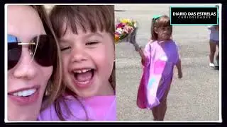 VIRGINIA SE EMOCIONA COM SURPRESA DOS FILHOS