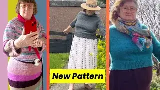 #64 Knitting the Stash - THE EVIE SIMPLE YOKE Pattern | TEST KNITTING