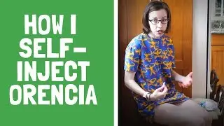 How I self-inject Orencia Medication (with bonus life hack for injecting with thumb pain)