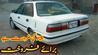 Toyota 1988 Corolla For Sale | Details review with price | Peshawar buy and sell