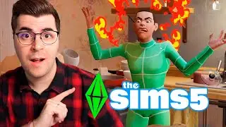 Reacciono al BEHIND THE SIMS con imágenes oficiales de LOS SIMS 5 y más!!